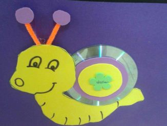 cd snail craft idea for kids