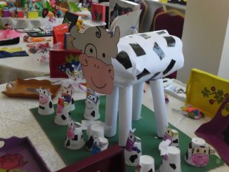 paper cup cow craft