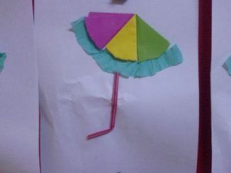 paper umbrella craft
