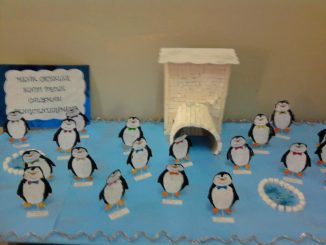 penguin bulletin board idea craft