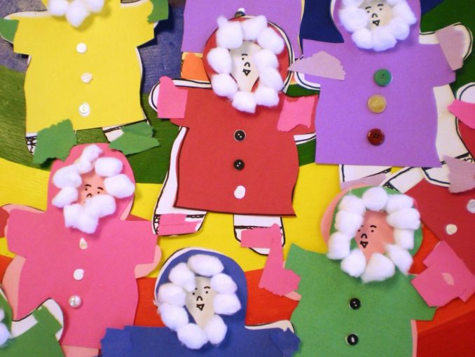 winter clothes craft for preschool kids