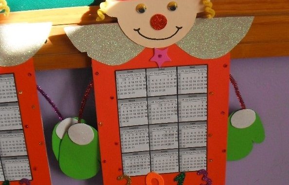 Calendar craft for kids