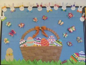 Easter bulletin board for kids – Preschoolplanet