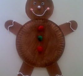 Paper-Plate-Gingerbread-Man-craft