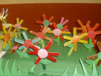 Popsicle-Stick-flower-craft