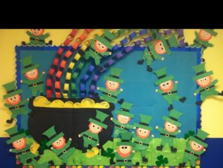 St.-Patricks-Day-bulletin-board-idea-for-kids