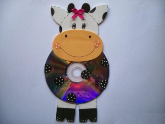 cd cow craft idea for kid