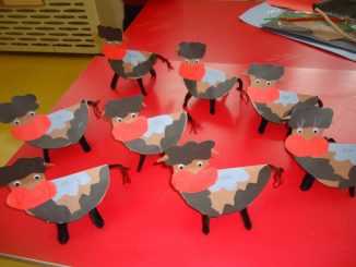 cow craft idea for toddlers