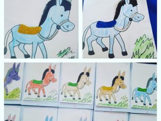 donkey craft idea for kids