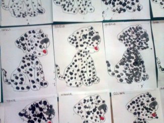 fingerprint-dalmatian-craft-idea