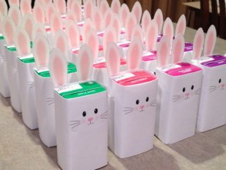 juice box easter bunny craft