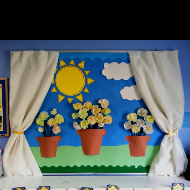 Spring bulletin board for kids – Preschoolplanet