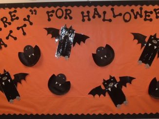 Halloween bat craft