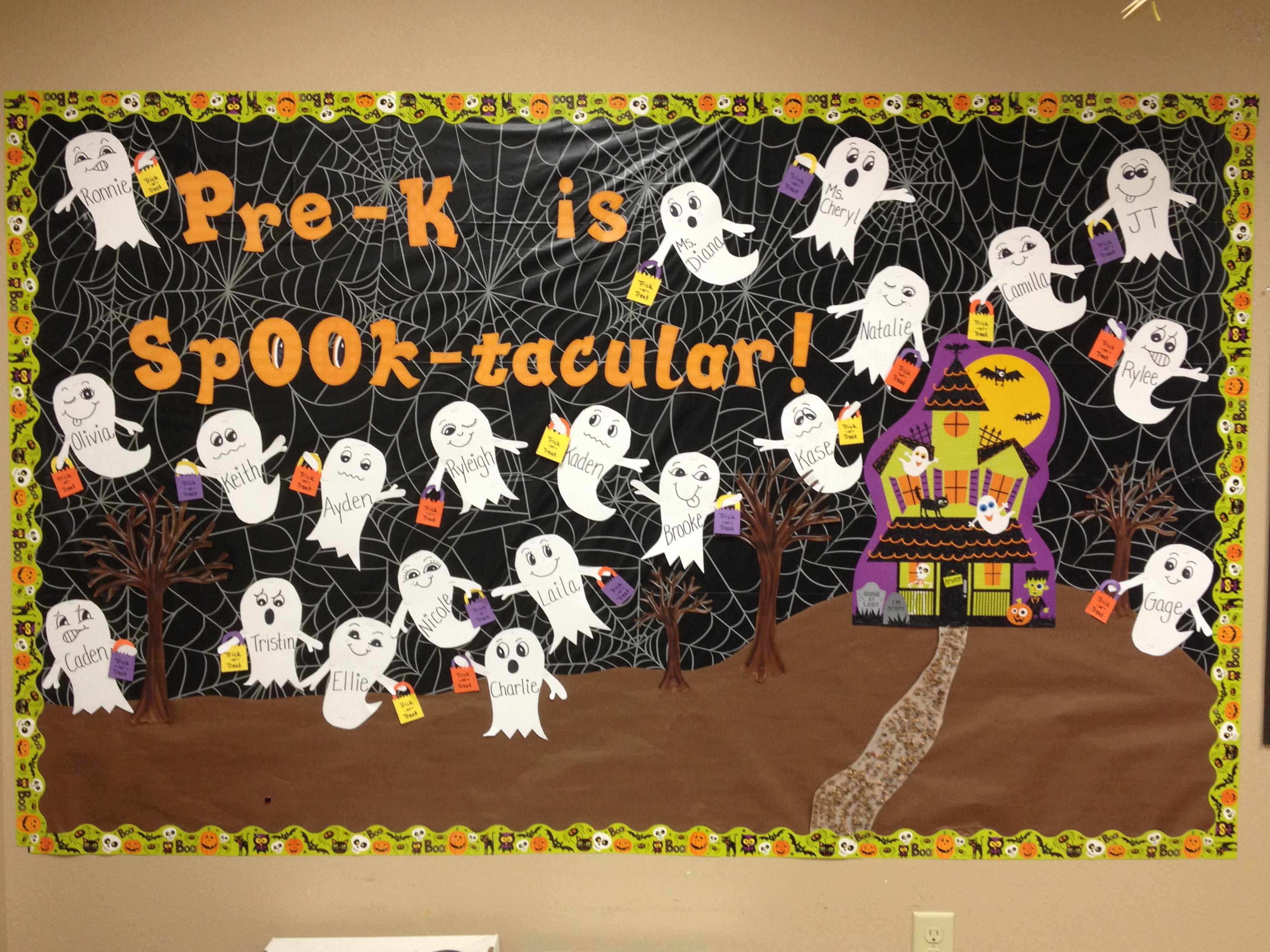 halloween  bulletin  board  ideas  Preschoolplanet