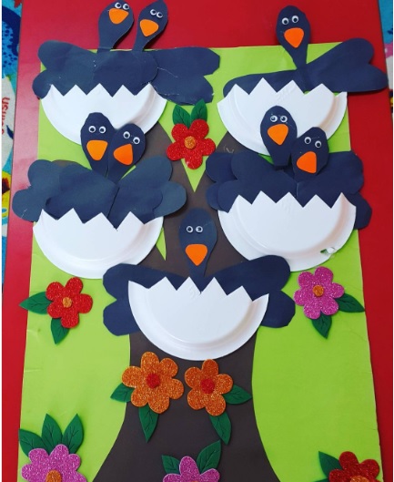 paper-plate-crow-craft-idea