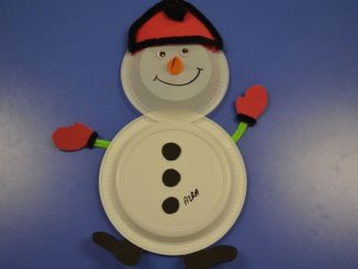 paper-plate-snowman-craft-idea