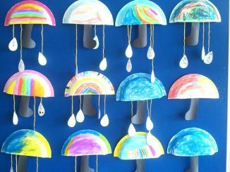paper-plate-umbrella-craft-for-kindergarten