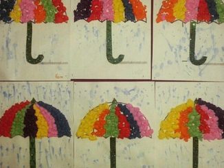 umbrella-craft-idea-for-kindergarten