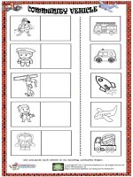 Community vehicle worksheet – Preschoolplanet