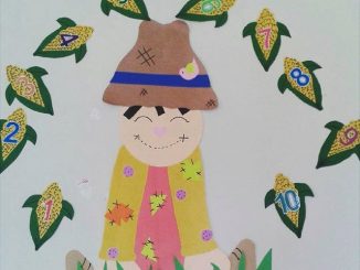 scarecrow bulletin board idea for kids