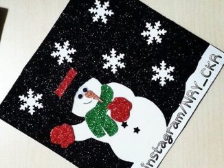 snowman christmas craft