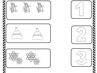 winter worksheet for kindergarten