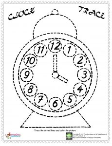 Clock trace line worksheet