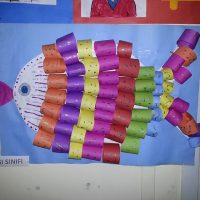 fish bulletin board idea for kids
