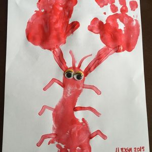 Footprint animal craft idea for preschool – Preschoolplanet