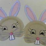 paper plate bunny craft idea