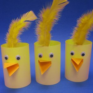 Easter chick craft idea – Preschoolplanet