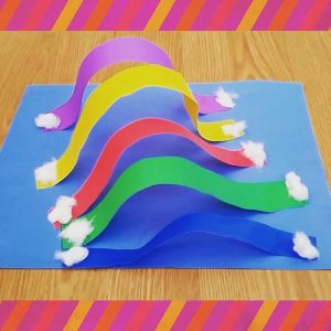 Rainbow craft idea – Preschoolplanet