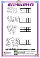 Number Counting And Coloring Worksheet – Preschoolplanet