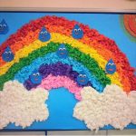 rainbow bulletin board