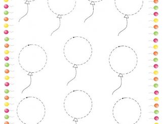 balloon trace worksheet