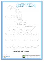 Rectangle trace worksheet – Preschoolplanet