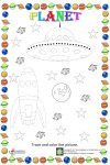 Rectangle trace worksheet – Preschoolplanet