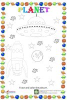 Rectangle trace worksheet – Preschoolplanet