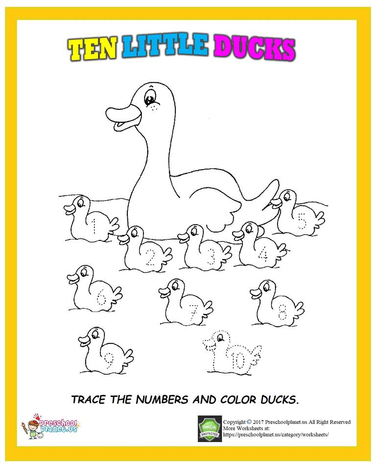 Number Hunt Worksheet For Kids Preschoolplanet