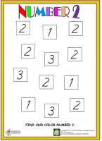 Number 2 Worksheet – Preschoolplanet