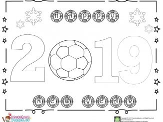 christmas coloring page for kindergarten