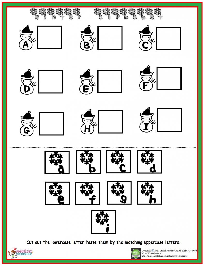 winter-alphabet-worksheet-preschoolplanet