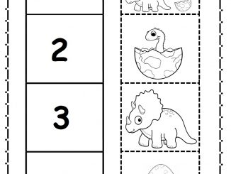 life of cycle dinosaur worksheet