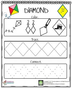 Hidden shapes worksheet – Preschoolplanet