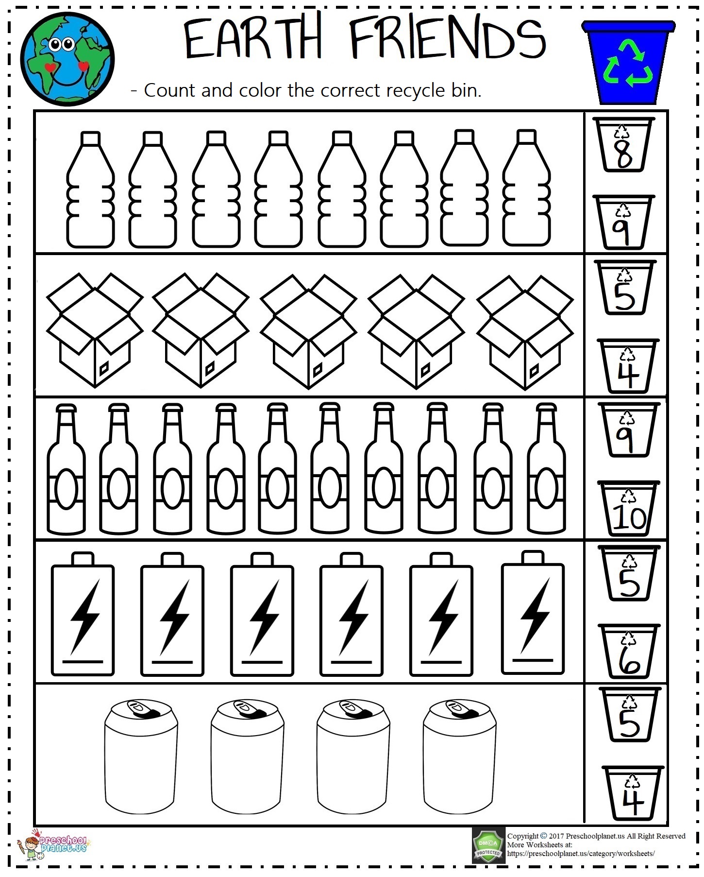 recycle-count-worksheet